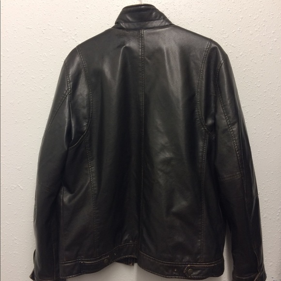 Levi’s Faux Leather Sherpa Men’s Jacket sz L - Picture 2 of 6